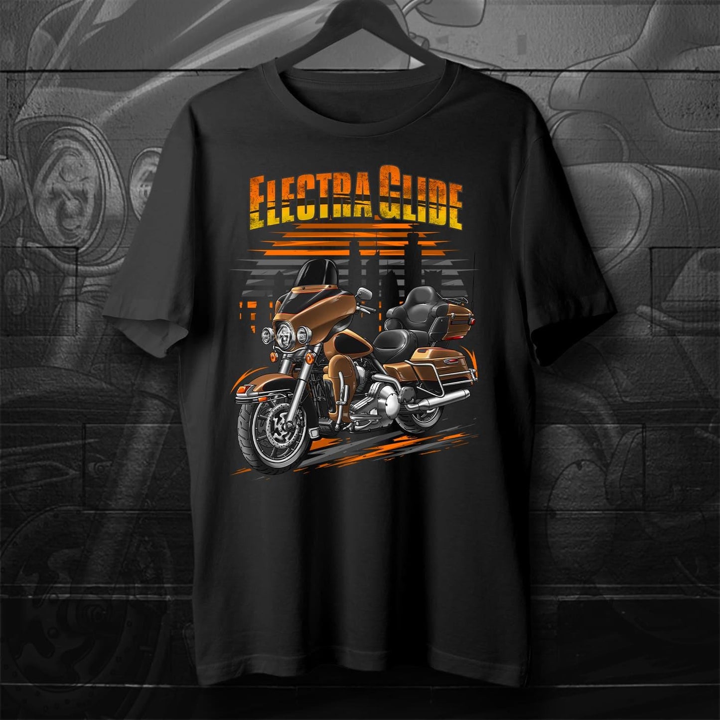 Harley Electra Glide Ultra Classic FLHTCU & FLHTCUI 2007-08 Inspired T-Shirt - Biker Motorcycle Tee Shirt