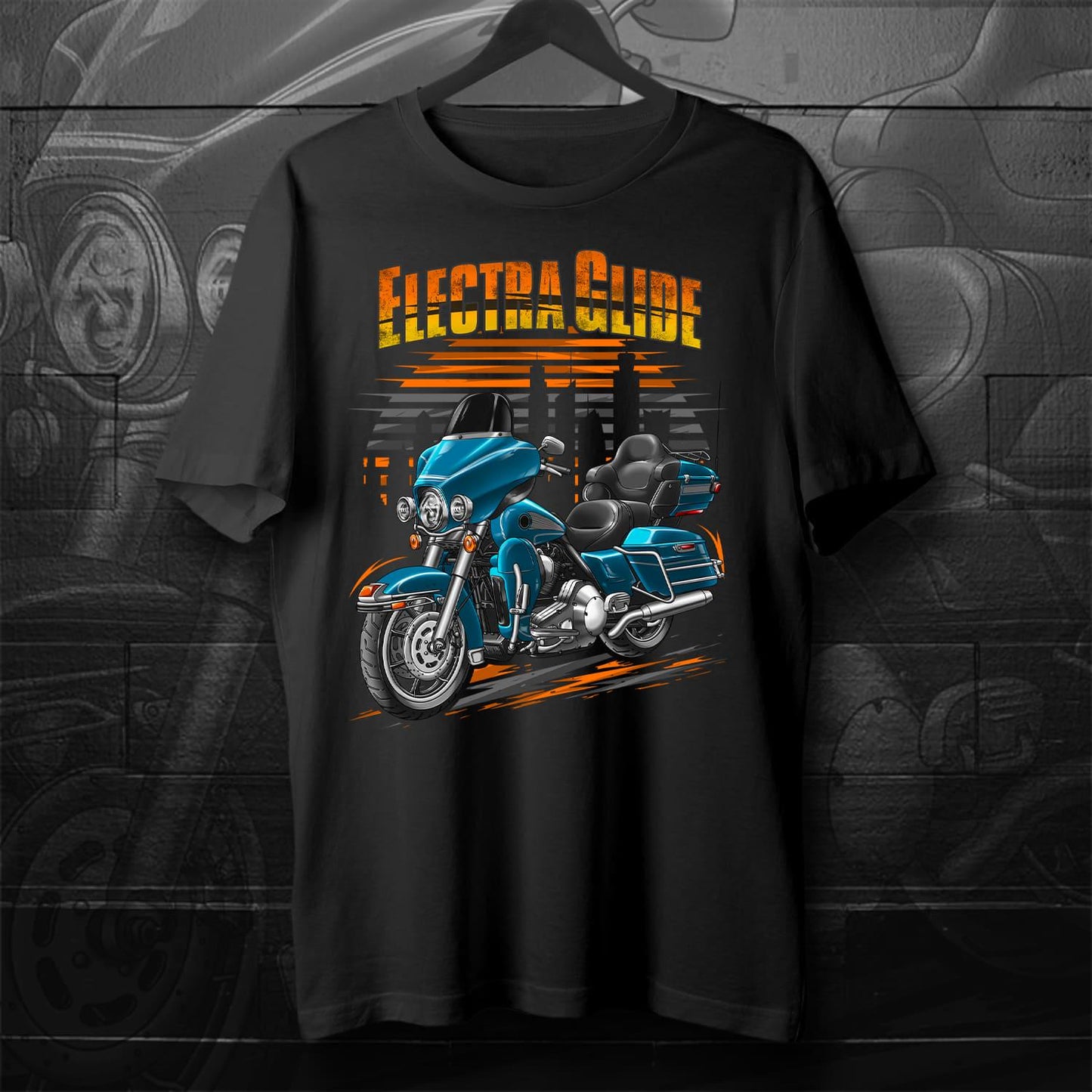 Harley Electra Glide Ultra Classic FLHTCU & FLHTCUI 1994-97 Inspired T-Shirt - Motorcycle Tee Shirt for Biker