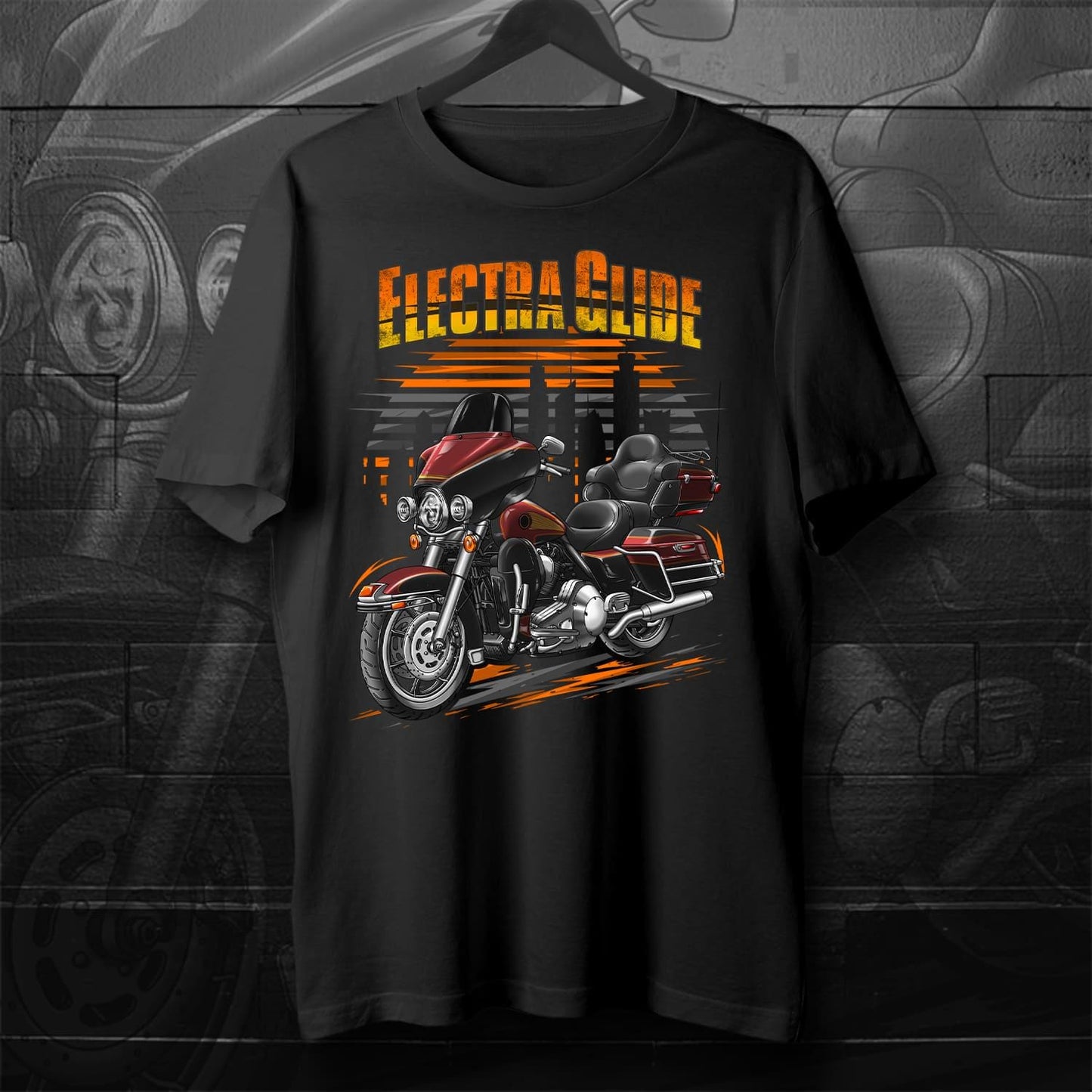 Harley Electra Glide Ultra Classic FLHTCU & FLHTCUI 1994-97 Inspired T-Shirt - Motorcycle Tee Shirt for Biker