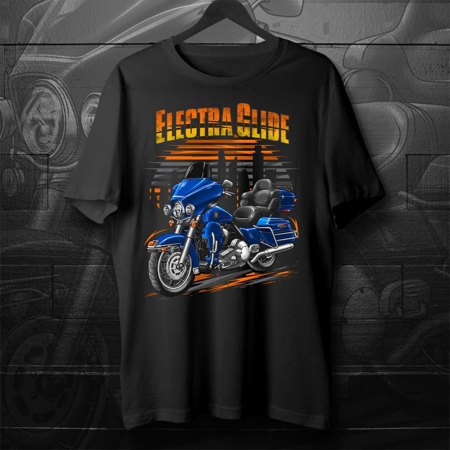 Harley Electra Glide Ultra Classic FLHTCU & FLHTCUI 1994-97 Inspired T-Shirt - Motorcycle Tee Shirt for Biker