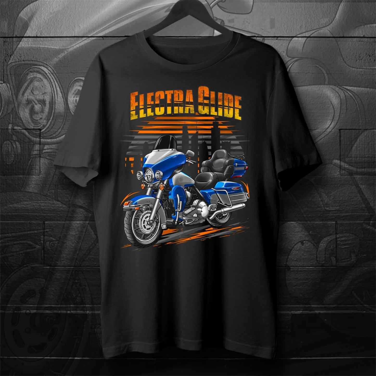 Harley Electra Glide Ultra Classic FLHTCU & FLHTCUI 1994-97 Inspired T-Shirt - Motorcycle Tee Shirt for Biker