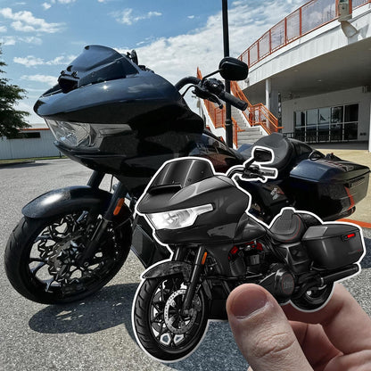 Harley Road Glide CVO ST FLTRXSTSE 2024 Inspired Stickers - Set of 3 Biker Motorcycle Decals