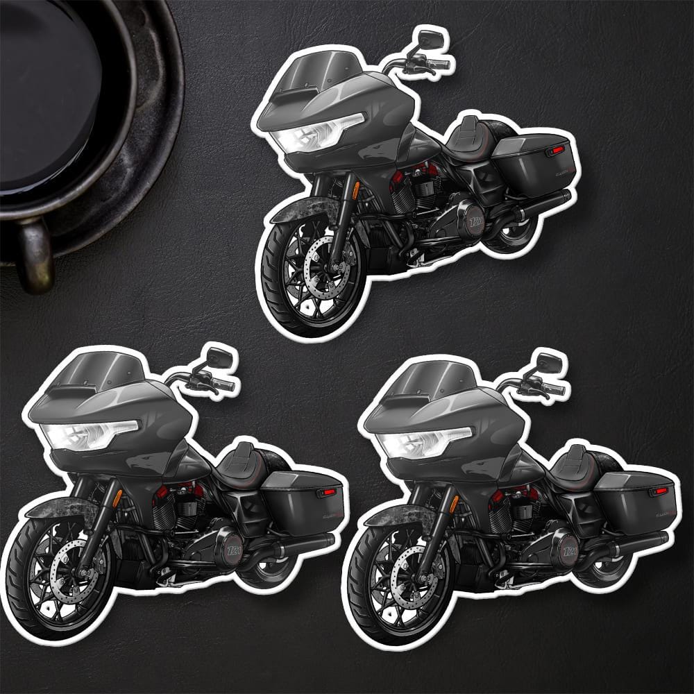 Harley Road Glide CVO ST FLTRXSTSE 2024 Inspired Stickers - Set of 3 Biker Motorcycle Decals