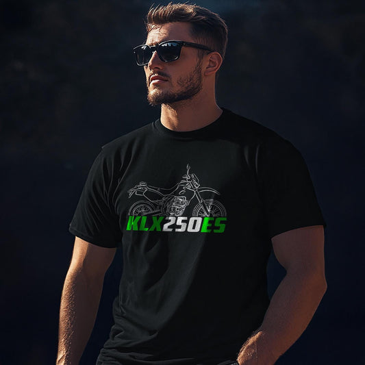 Kawasaki KLX250ES Inspired T-Shirt - Motorcycle Tee Shirt for Riders