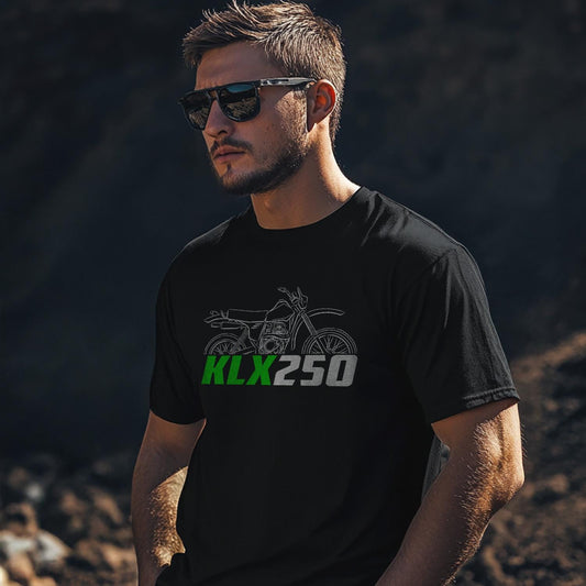 Kawasaki KLX250 Inspired T-Shirt - Motorcycle Tee Shirt for Riders