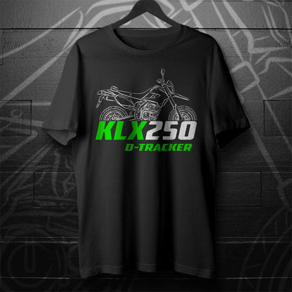 Kawasaki KLX250 D-Tracker Inspired T-Shirt - Motorcycle Tee Shirt for Riders