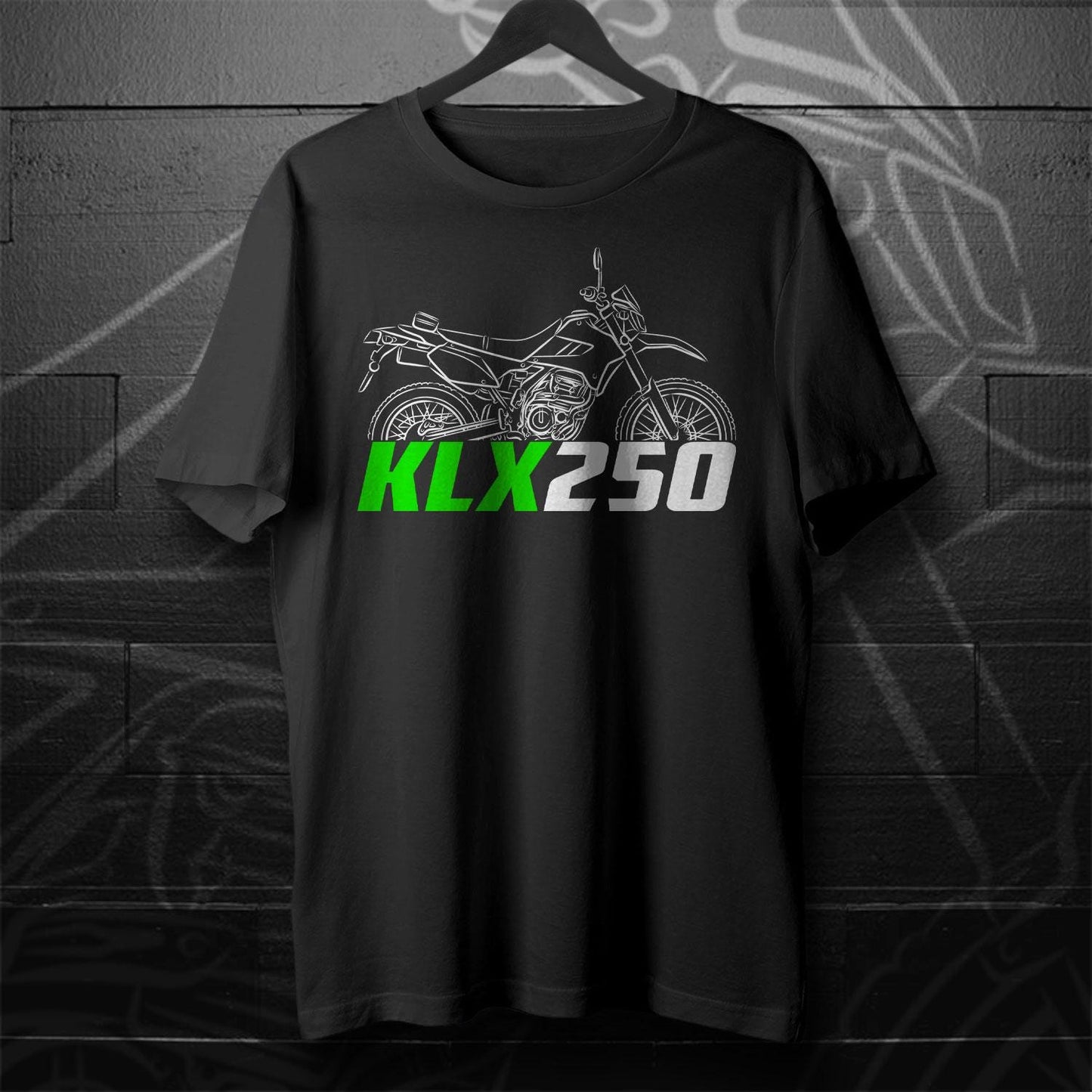 Kawasaki KLX250 Inspired T-Shirt - Motorcycle Tee Shirt for Riders