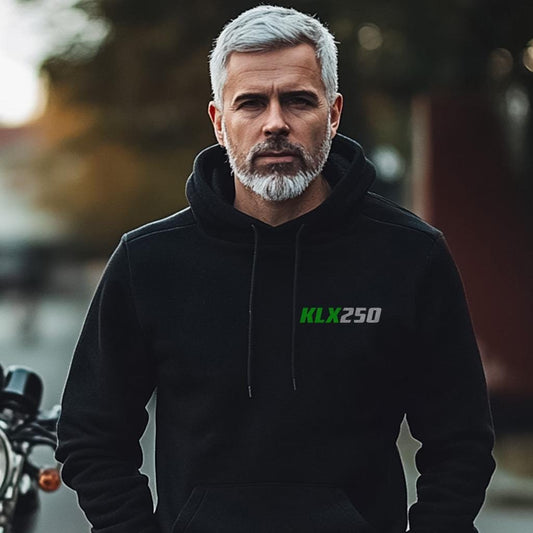 Kawasaki KLX250 Inspired Hoodie - Motorcycle Sweatshirt for Riders