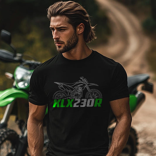 Kawasaki KLX230R 2019-24 Inspired T-Shirt - Motorcycle Tee Shirt for Riders