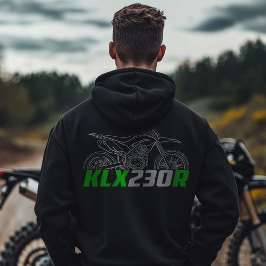 Kawasaki KLX230R 2019-24 Inspired Hoodie - Motorcycle Sweatshirt for Riders