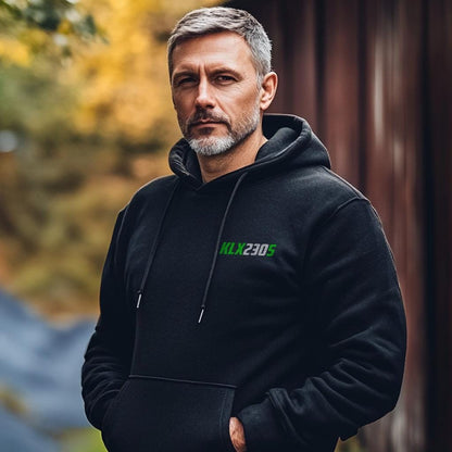 Kawasaki KLX 230S Inspired Hoodie - Motorcycle Sweatshirt for Riders