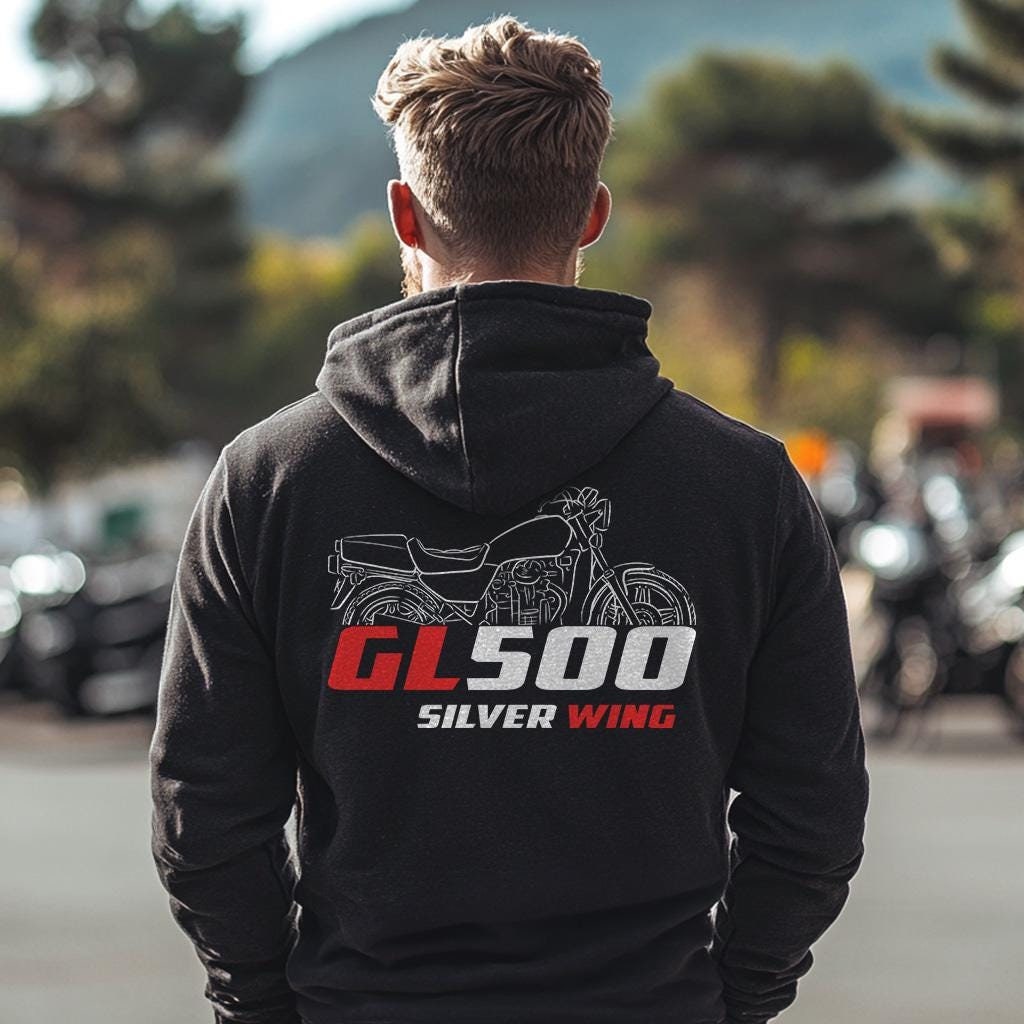 Honda GL500 Silver Wing Inspired Hoodie - Motorcycle Sweatshirt
