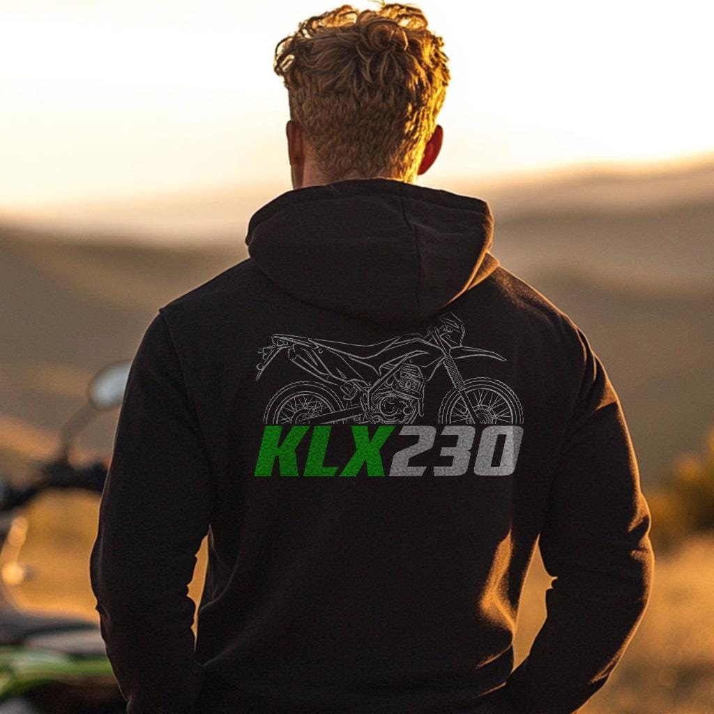 Kawasaki KLX230 Inspired Hoodie - Motorcycle Sweatshirt for Riders