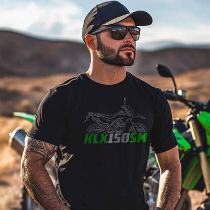 Kawasaki KLX150 SM | S | L Inspired T-Shirt - Motorcycle Tee Shirt for Riders