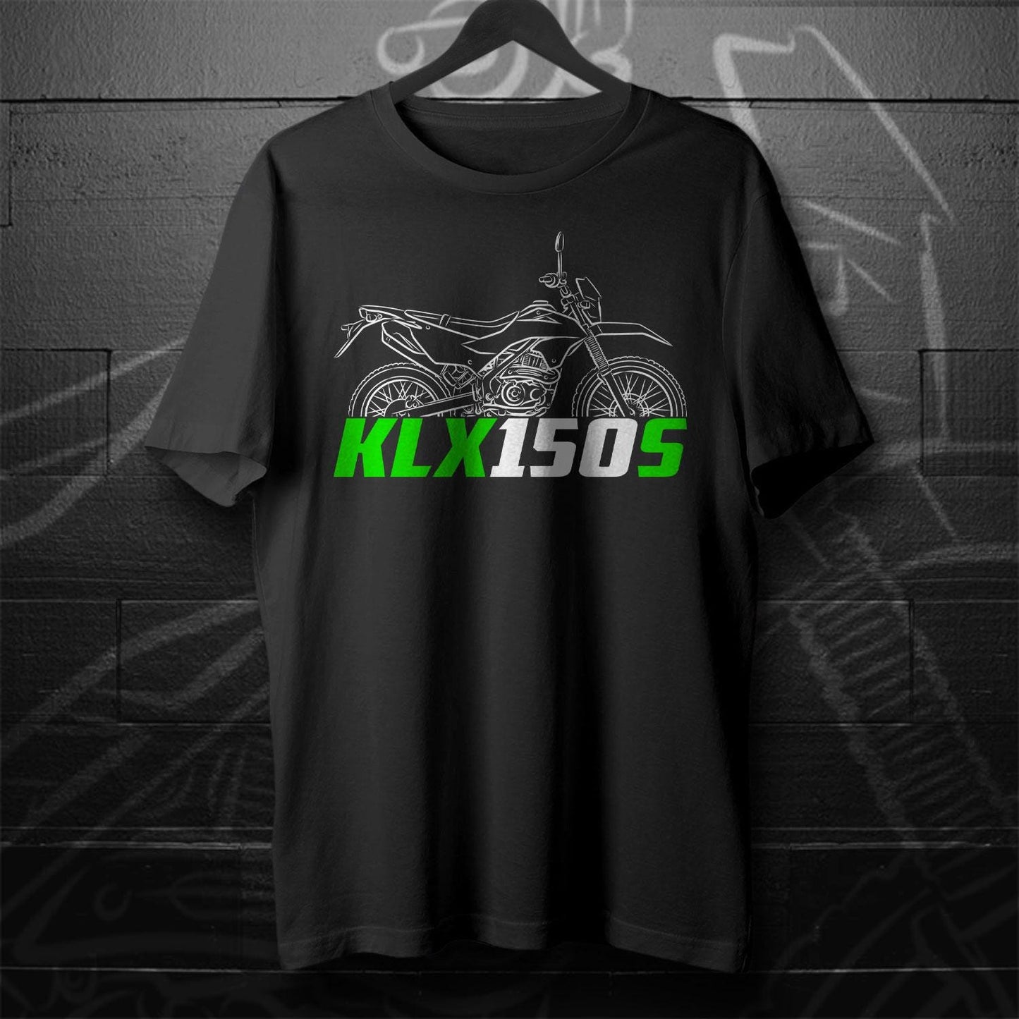 Kawasaki KLX150 SM | S | L Inspired T-Shirt - Motorcycle Tee Shirt for Riders