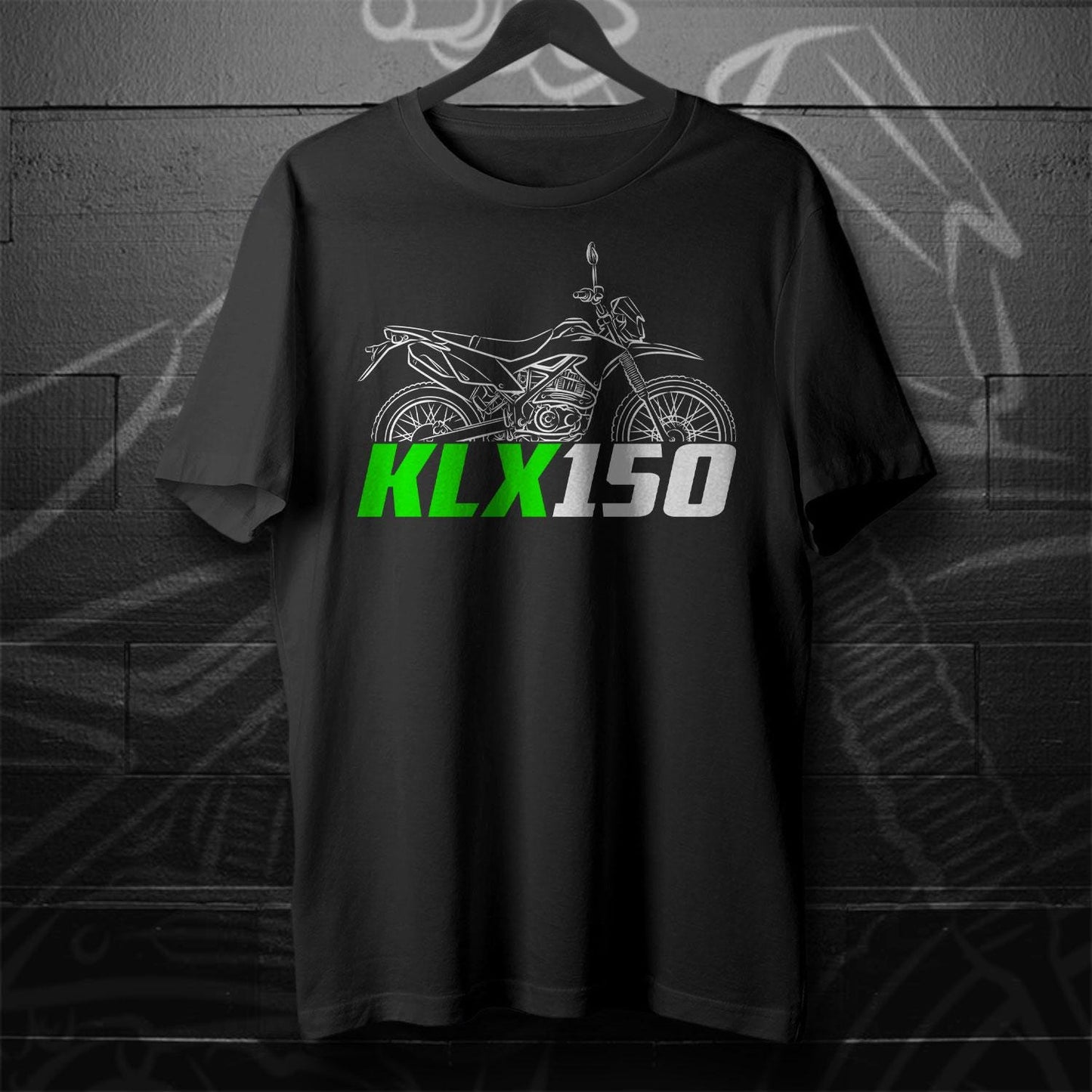 Kawasaki KLX150 Inspired T-Shirt - Motorcycle Tee Shirt for Riders