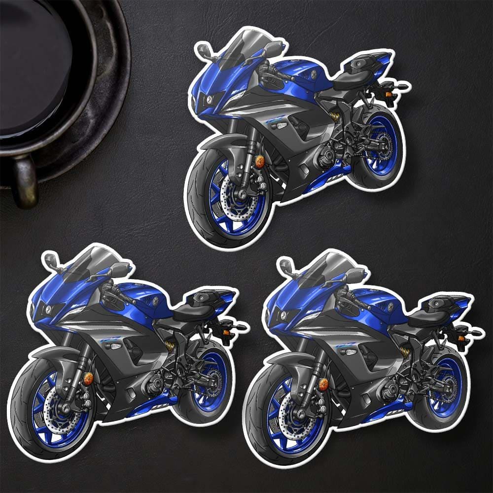 Yamaha YZF-R7 2022-24 Inspired Stickers - Set of 3 Motorcycle Decals