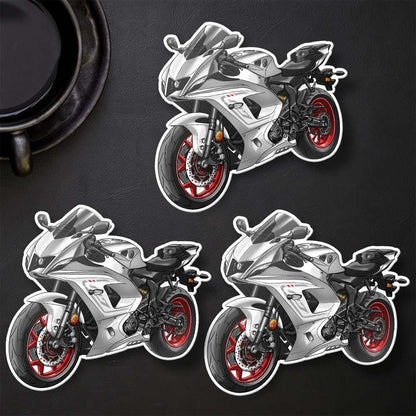 Yamaha YZF-R7 2022-24 Inspired Stickers - Set of 3 Motorcycle Decals