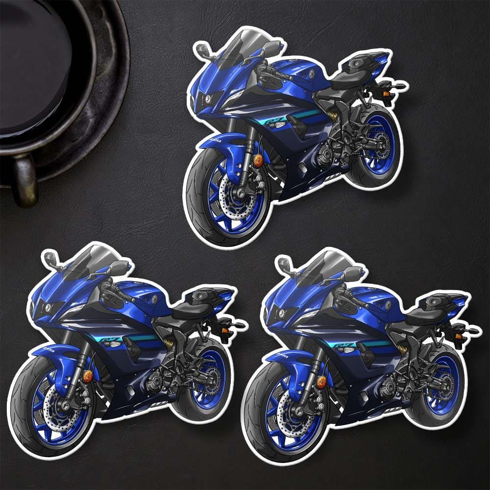Yamaha YZF-R7 2022-24 Inspired Stickers - Set of 3 Motorcycle Decals