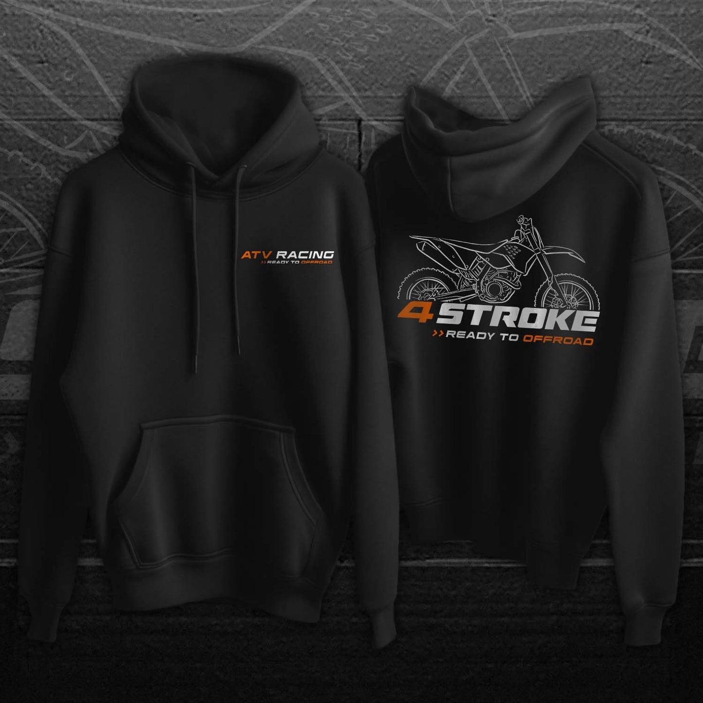 KTM 505 SX-F Hoodie - Motorcycle Sweatshirt for Motocross Riders
