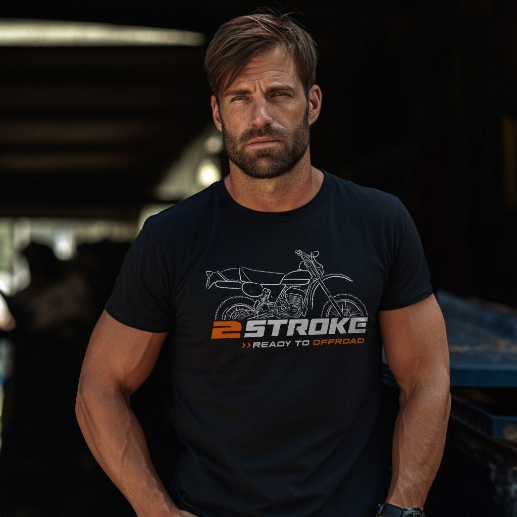 KTM 125 GS 1971-83 T-Shirt - Motorcycle Tee Shirt for Motocross Riders