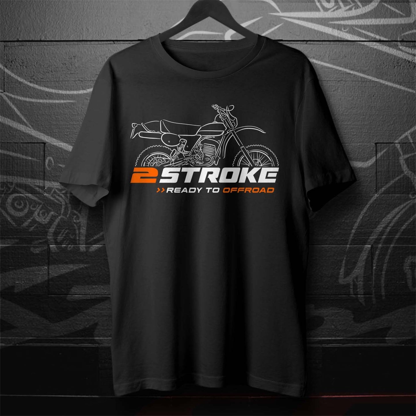 KTM 125 GS 1971-83 T-Shirt - Motorcycle Tee Shirt for Motocross Riders
