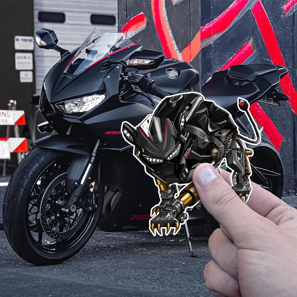 Honda CBR 1000RR 2017-19 Inspired Stickers - Set of 3 Motorcycle Decals