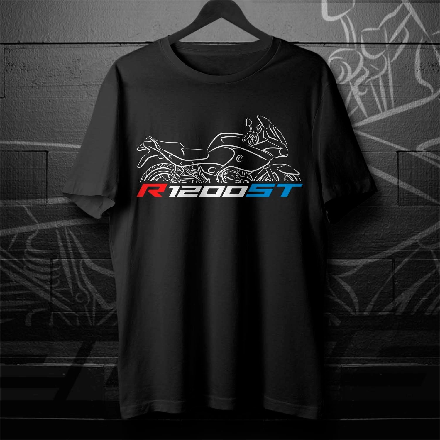 BMW R1200ST T-Shirt - Motorcycle Tee Shirt for Motorrad Riders