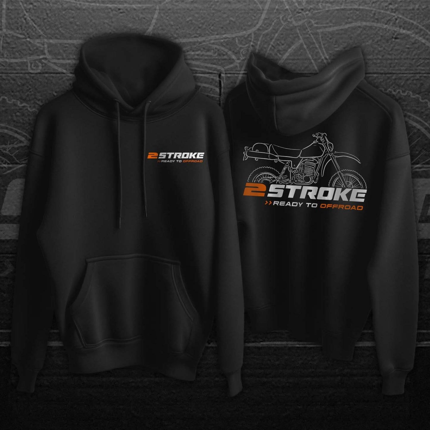 KTM 350 GS Hoodie - Motorcycle Sweatshirt for Enduro Riders