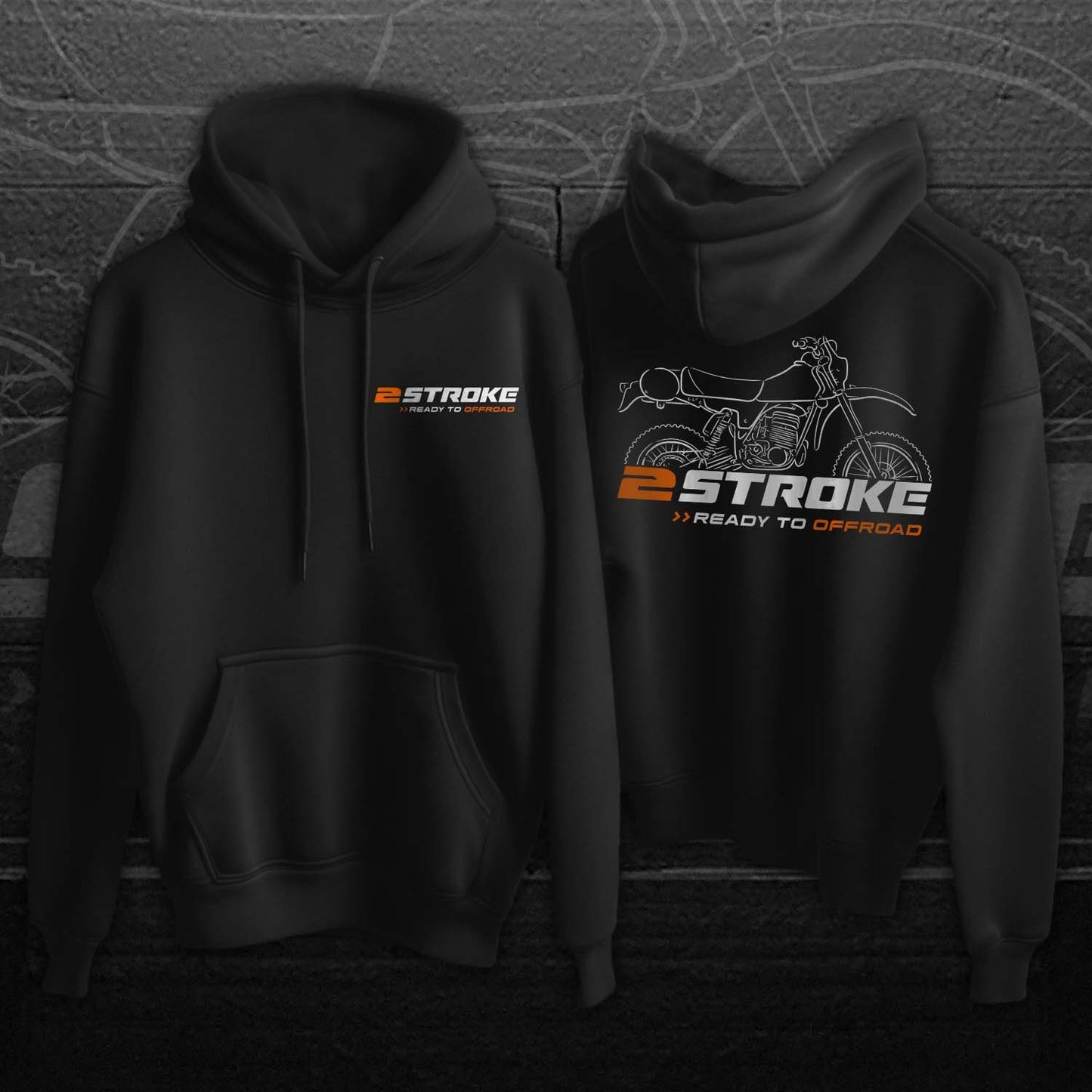 KTM 125 GS Enduro | LC | GS6 Hoodie - Motorcycle Sweatshirt for Riders