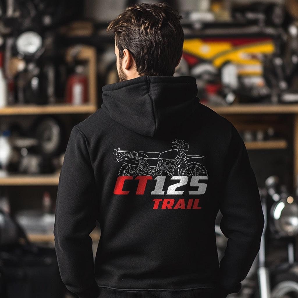 Honda CT125 Inspired Hoodie - Motorcycle Sweatshirt
