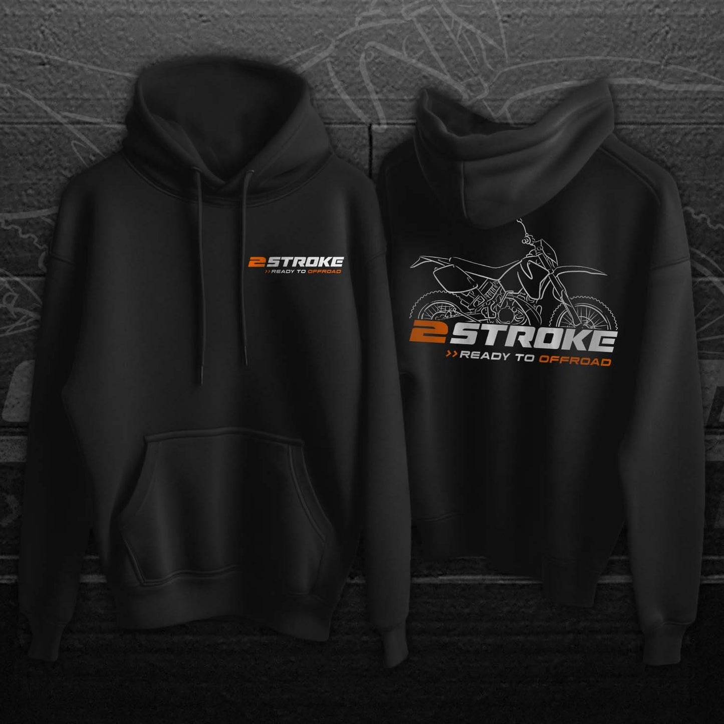 KTM 125 EXC Hoodie - Motorcycle Sweatshirt for Riders