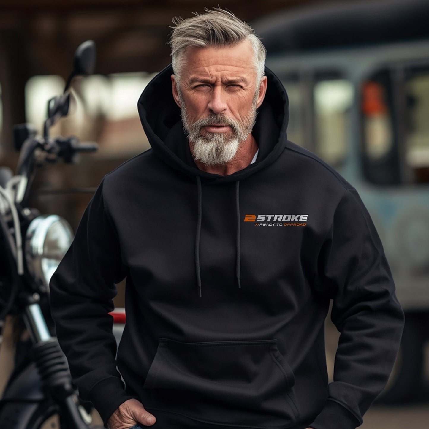 KTM 500 MX Hoodie - Motorcycle Sweatshirt for Motocross Riders