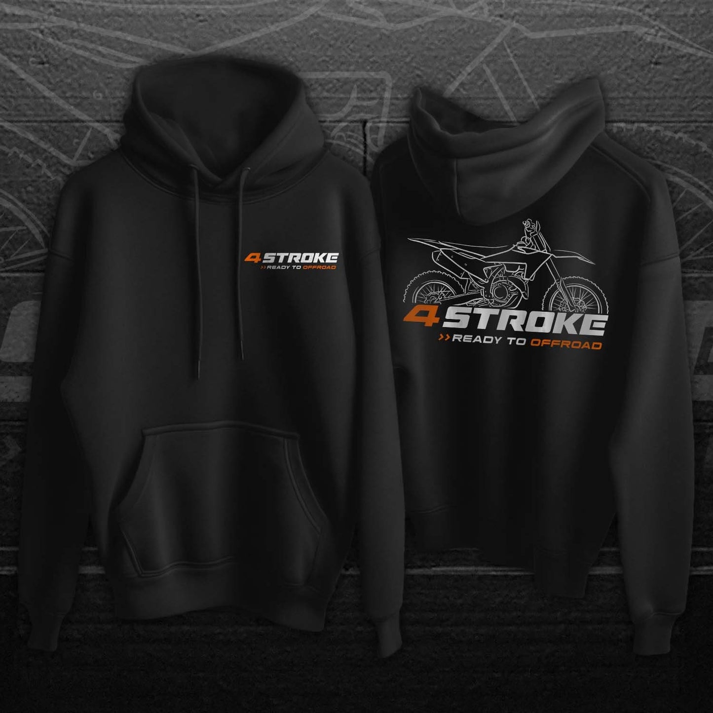 KTM 450 XC-F Hoodie - Motorcycle Sweatshirt for Riders