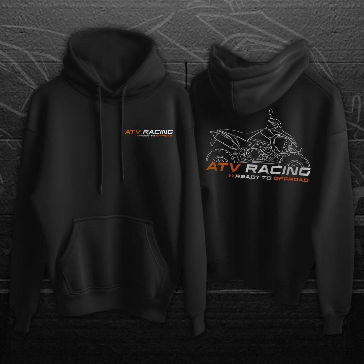 KTM 525 XC Hoodie - ATV Sweatshirt for 4-Wheel Riders