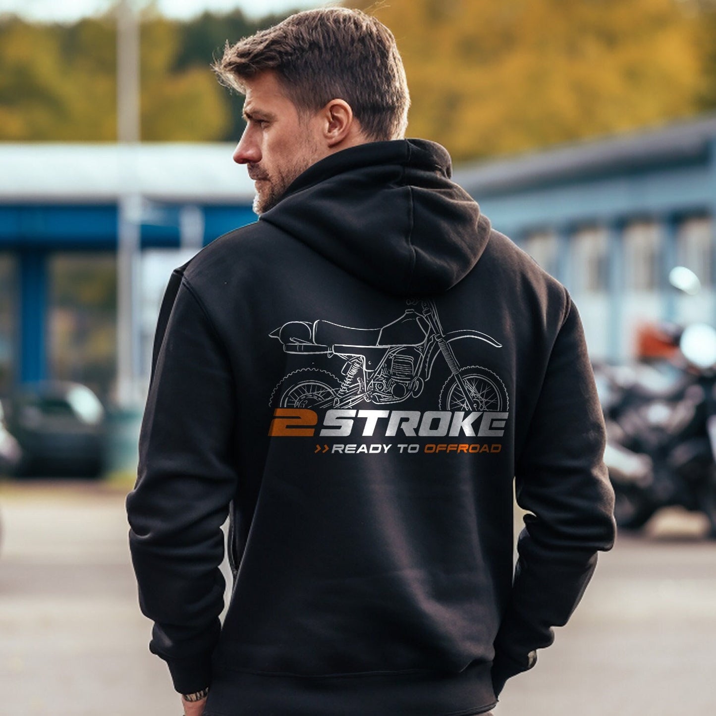 KTM 495 MX Hoodie - Motorcycle Sweatshirt for Motocross Riders