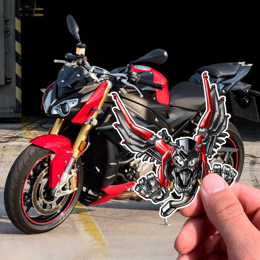 BMW S1000R Stickers - Set of 3 Motorcycle Decals for Motorrad Riders