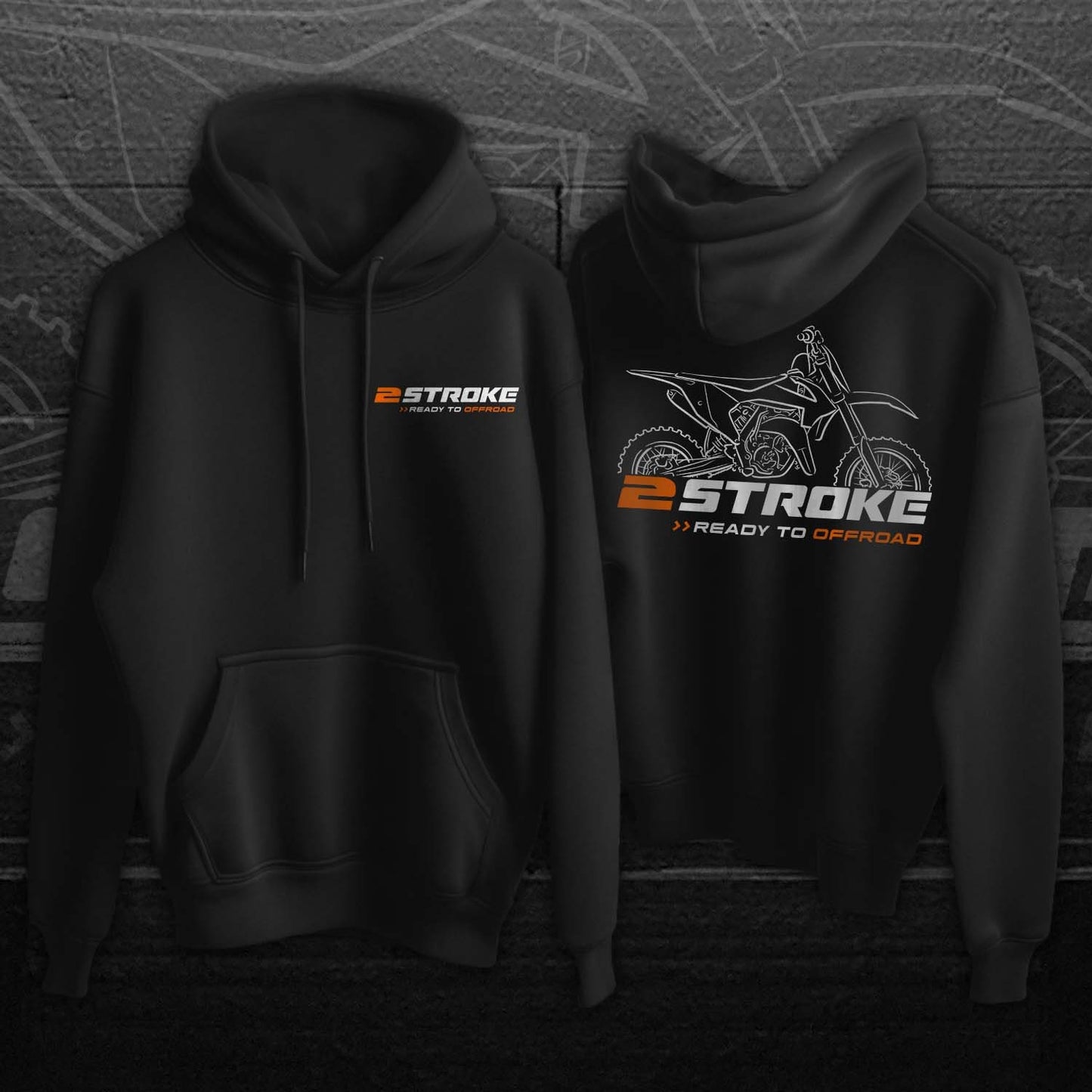 KTM 65 SX Hoodie - Motorcycle Sweatshirt for Motocross Riders
