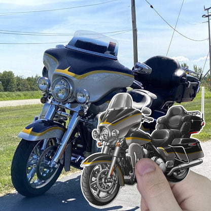 Harley Electra Glide CVO Ultra Classic FLHTCUSE 2006-08 Inspired Stickers - Set of 3 Motorcycle Decals for Bikers