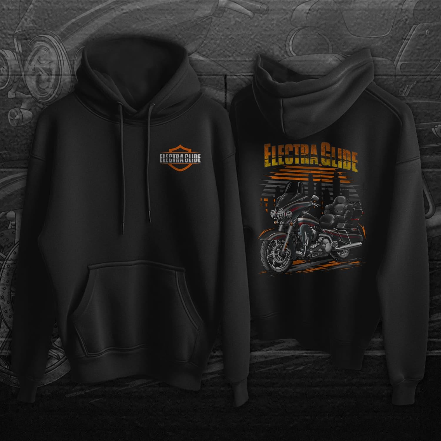 Harley Electra Glide CVO Ultra Classic FLHTCUSE 2006-08 Inspired Hoodie - Motorcycle Sweatshirt for Biker