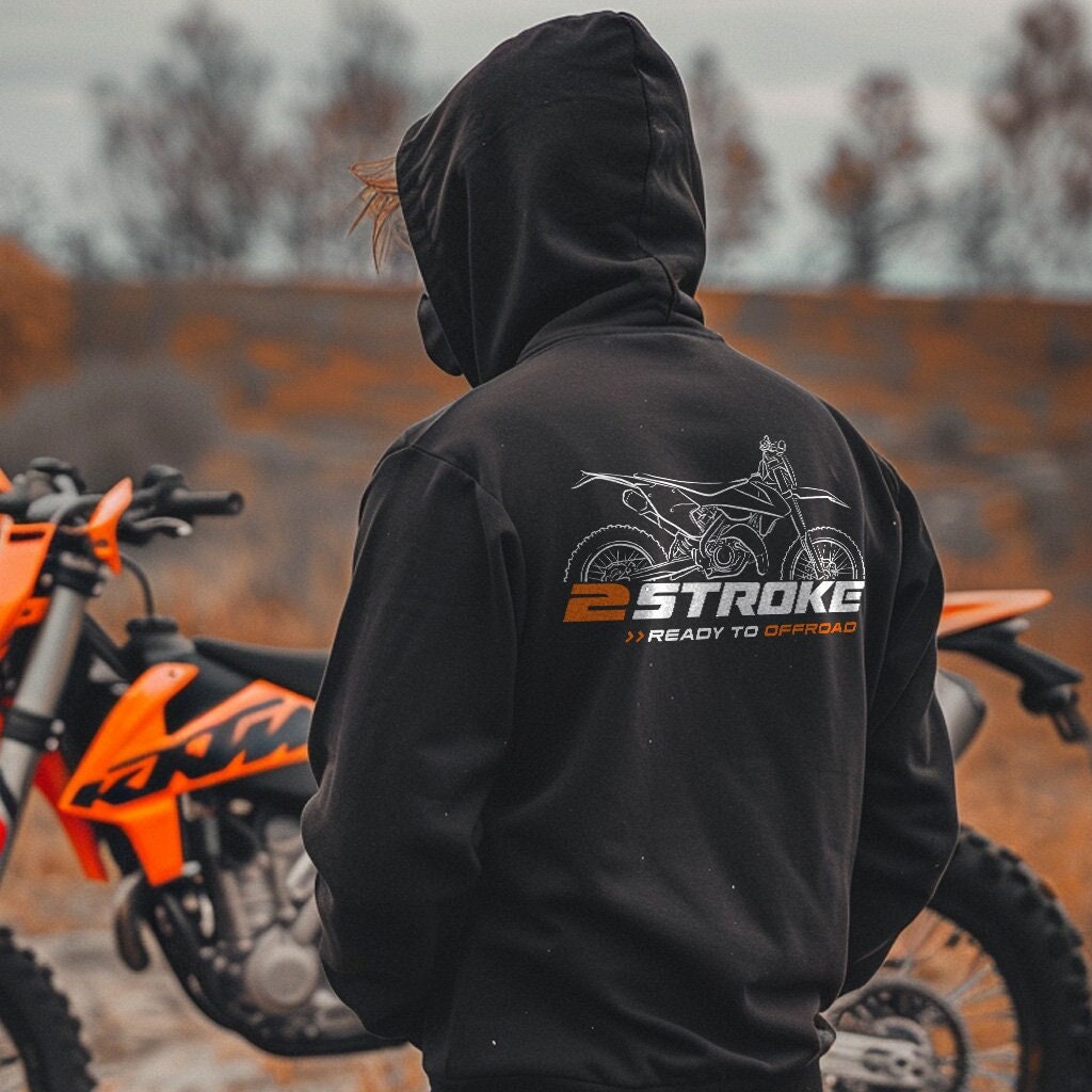 KTM 125 XC-W Hoodie - Motorcycle Sweatshirt for Enduro Riders