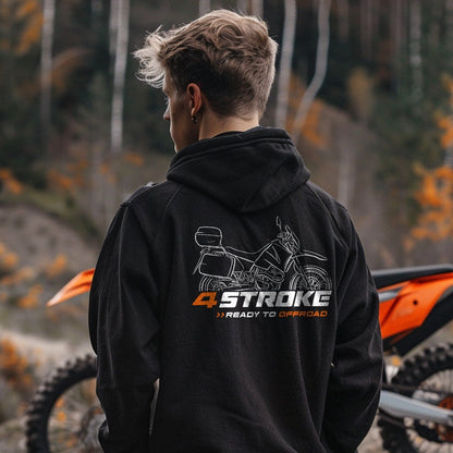 KTM 400 LS-E Military Hoodie - Motorcycle Sweatshirt for Enduro Riders