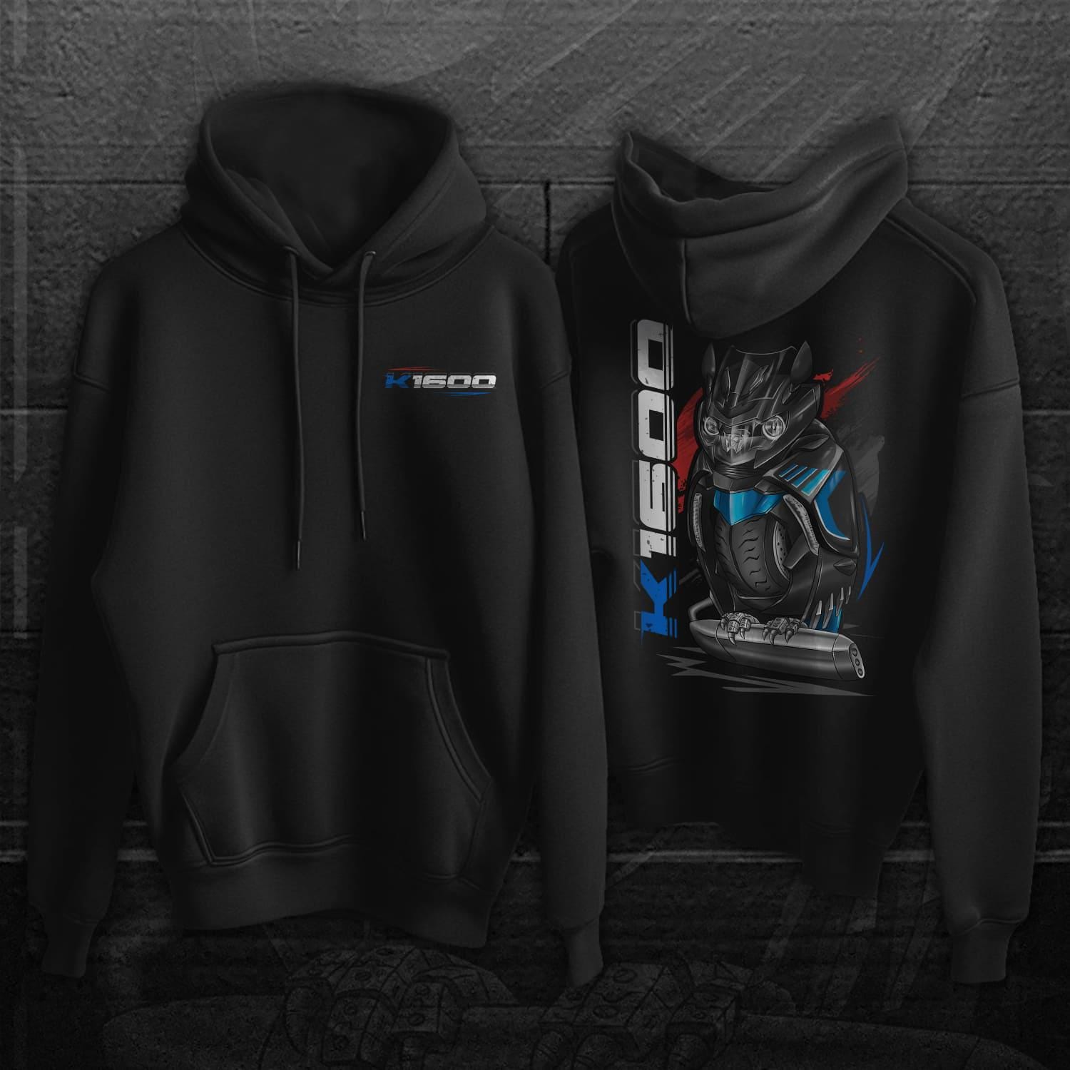 BMW K1600 Inspired Hoodie - Motorcycle Sweatshirt for Motorrad Rider