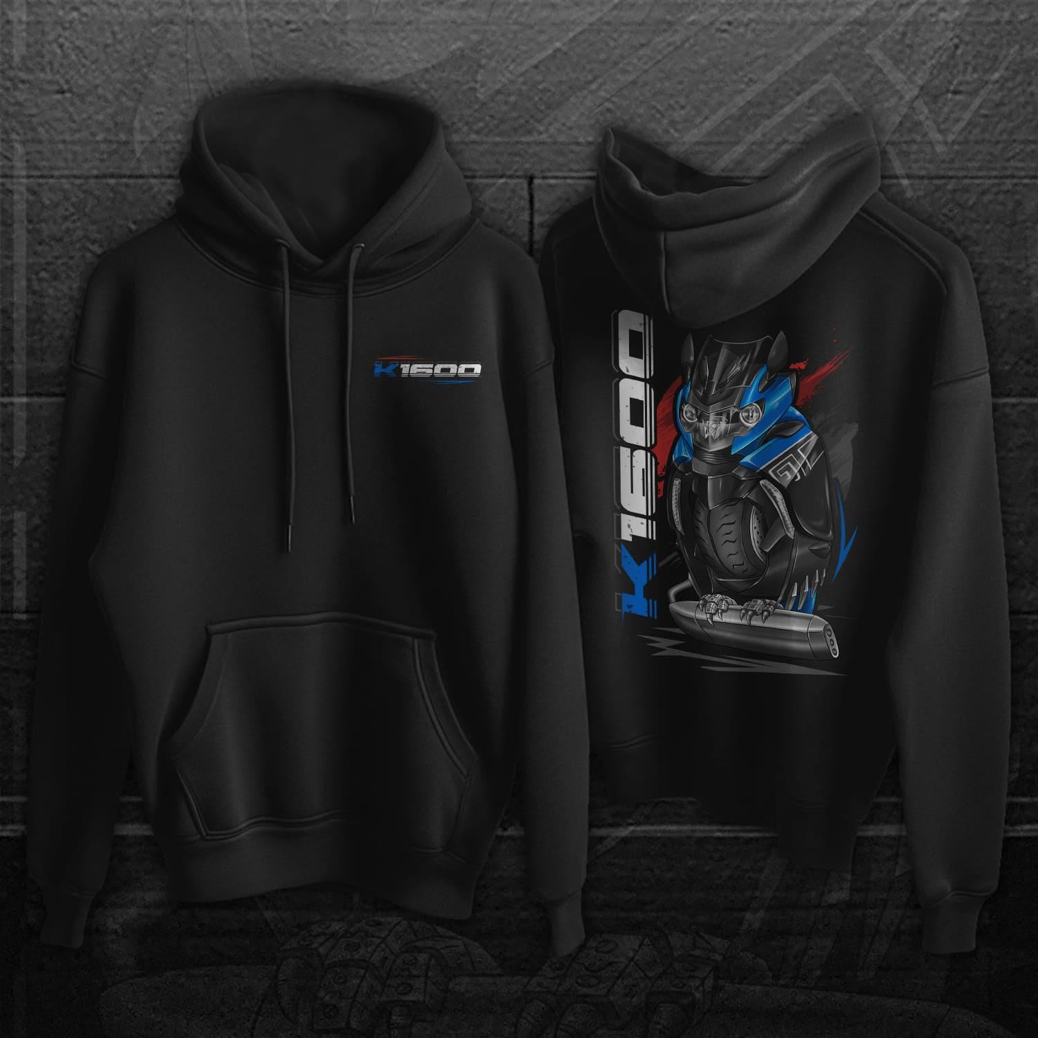 BMW K1600 Inspired Hoodie - Motorcycle Sweatshirt for Motorrad Rider