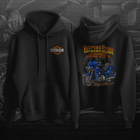 Harley Electra Glide Classic FLHTC & FLHTCI 2009-10 Inspired Hoodie - Motorcycle Sweatshirt for Biker