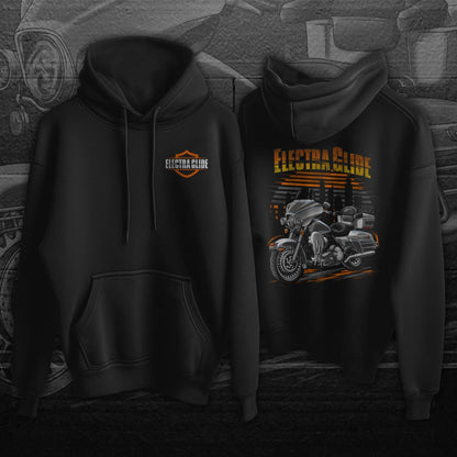 Harley Electra Glide Classic FLHTC & FLHTCI 2009-10 Inspired Hoodie - Motorcycle Sweatshirt for Biker