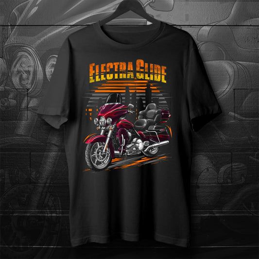Harley Electra Glide CVO Ultra Classic FLHTCUSE 2012-13 Inspired T-Shirt - Motorcycle Tee Shirt for Biker