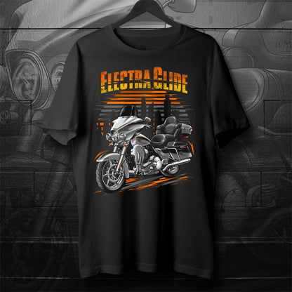 Harley Electra Glide CVO Ultra Classic FLHTCUSE 2012-13 Inspired T-Shirt - Motorcycle Tee Shirt for Biker