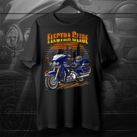Harley Electra Glide Classic FLHTC & FLHTCI 2005-06 Inspired T-Shirt - Motorcycle Tee Shirt for Biker