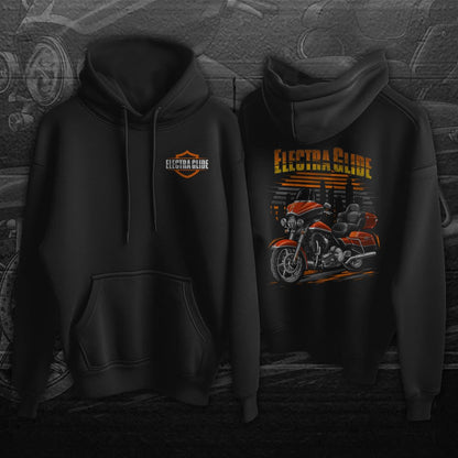 Harley Electra Glide CVO Ultra Classic FLHTCUSE 2012-13 Inspired Hoodie - Motorcycle Sweatshirt for Biker